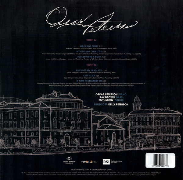 Oscar Peterson - Con Alma (The Oscar Peterson Trio – Live In Lugano, 1964) | Mack Avenue Music Group (MAC1207LP) - 4 Oscar Peterson - Con Alma (The Oscar Peterson Trio – Live In Lugano, 1964) | Mack Avenue Music Group (MAC1207LP) - 4