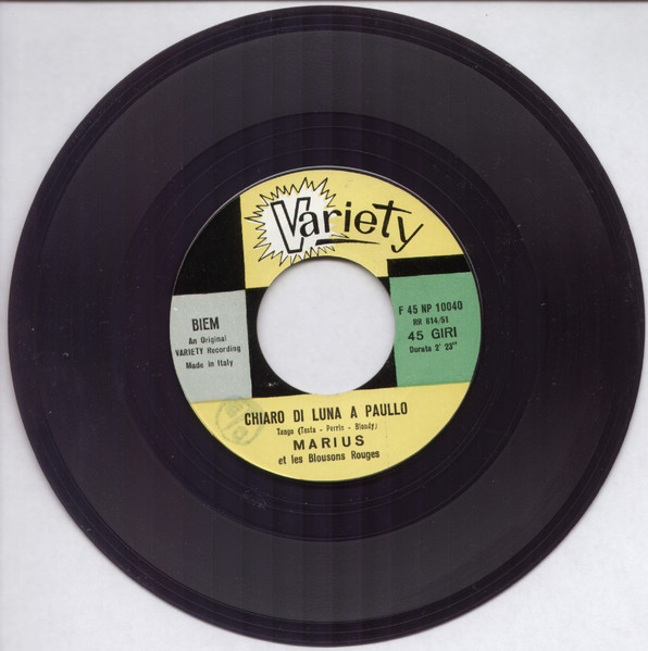 Marius Constant Et Les Blousons Rouges - Chiaro Di Luna A Paullo | Variety (F 45 NP 10040) - 3