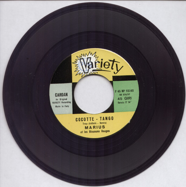 Marius Constant Et Les Blousons Rouges - Chiaro Di Luna A Paullo | Variety (F 45 NP 10040) - 4