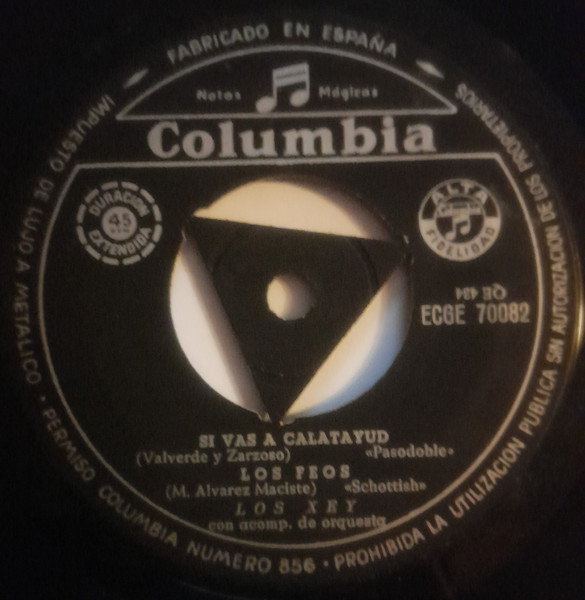 Los Xey - Si Vas A Calatayud | Columbia (ECGE 70082) - 2