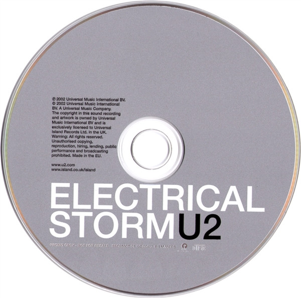 U2 - Electrical Storm | Island Records (STORMCD 01) - 3