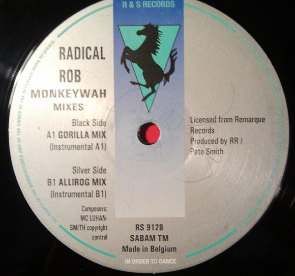 Radical Rob - Monkeywah Mixes | R & S Records (RS 9128) - 3