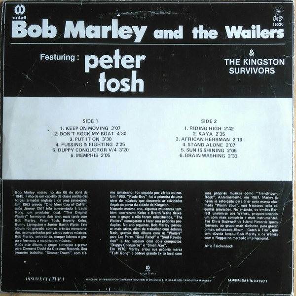 Bob Marley & The Wailers - 12 Reggae Hits | Crazy Cat (15020) - main