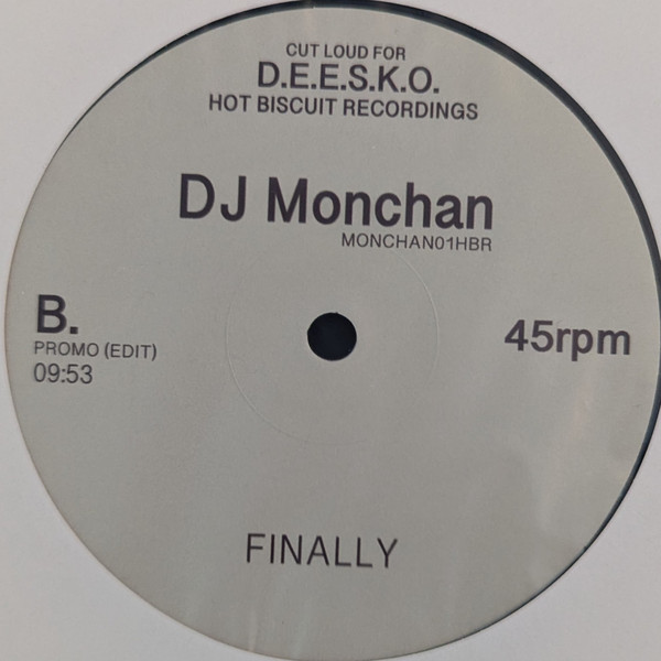 DJ Monchan - Silent Dub / Finally | Hot Biscuit Recordings (MONCHAN 01 HBR) - 2