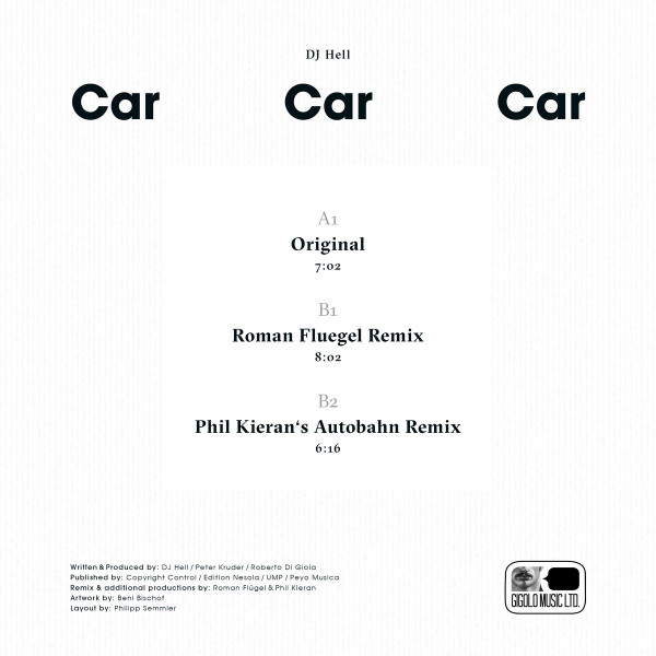Hell - Car Car Car | International Deejay Gigolo Records (GIGOLO313V) - 3 Hell - Car Car Car | International Deejay Gigolo Records (GIGOLO313V) - 3