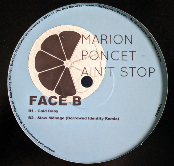 Marion Poncet - Ain't Stop | In The Box Records (ITBR002) - 4 Marion Poncet - Ain't Stop | In The Box Records (ITBR002) - 4