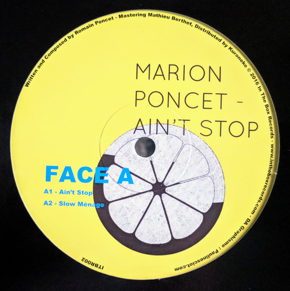 Marion Poncet - Ain't Stop | In The Box Records (ITBR002) - 3 Marion Poncet - Ain't Stop | In The Box Records (ITBR002) - 3