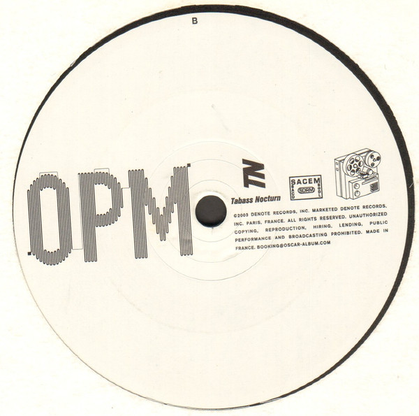 Tabass Nocturn - The Drum / The Drum Hypnotique Mix | Tabass Nocturn Ltd. (TN 004) - 2