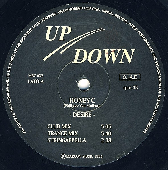 Honey C - Desire | Marcon Music (MRC 032) - 3 Honey C - Desire | Marcon Music (MRC 032) - 3
