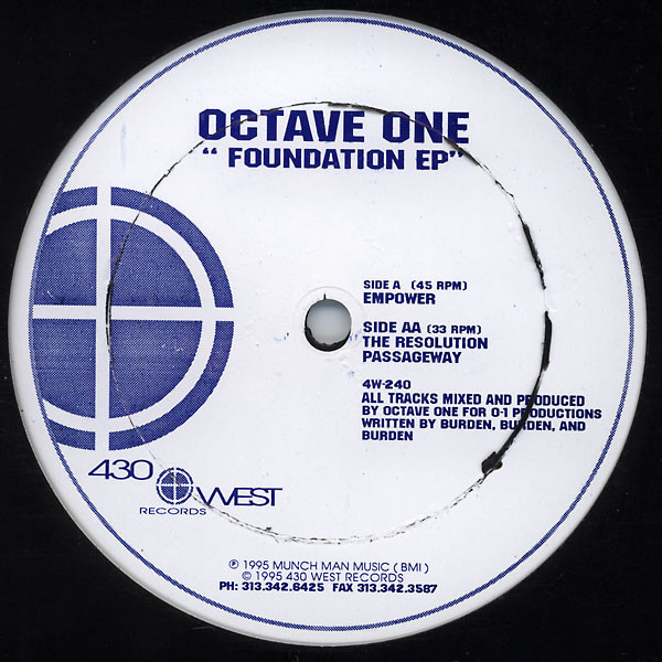 Octave One - Foundation EP | 430 West (4W-240) - main