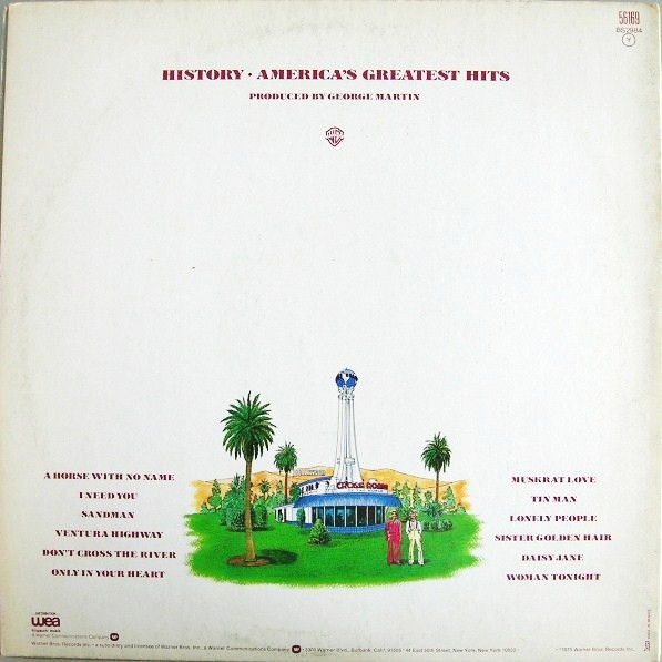 America - History · America's Greatest Hits | Warner Bros. Records (56.169) - 2 America - History · America's Greatest Hits | Warner Bros. Records (56.169) - 2