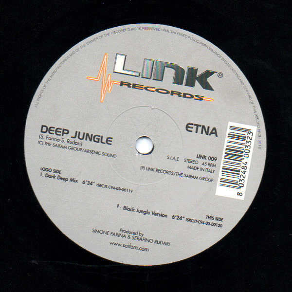 Etna - Deep Jungle | Link Records (LINK 009) - main