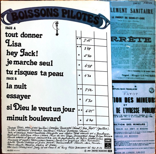 Minuit Boulevard - Service Compris | Pathé (2C 068-14.733) - 2