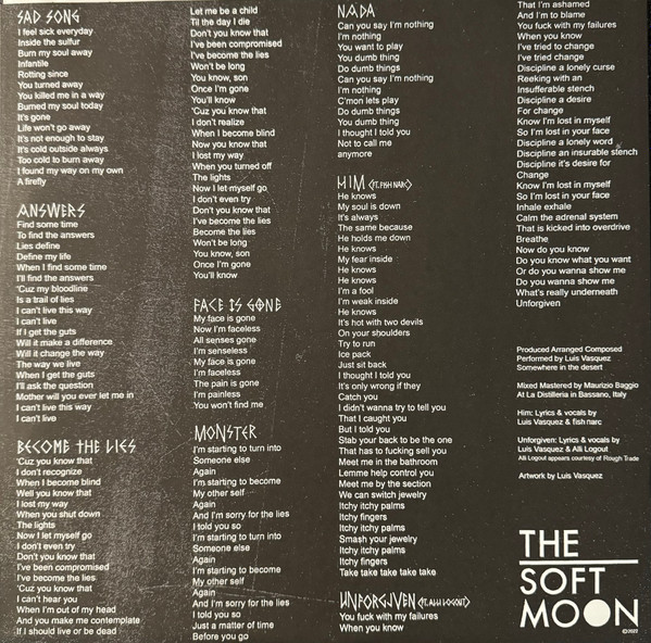The Soft Moon - Exister | Sacred Bones Records (SBR292) - 4 The Soft Moon - Exister | Sacred Bones Records (SBR292) - 4