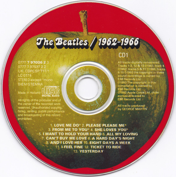 The Beatles - 1962-1966 | Apple Records (0777 7 97036 2 3) - 4 The Beatles - 1962-1966 | Apple Records (0777 7 97036 2 3) - 4