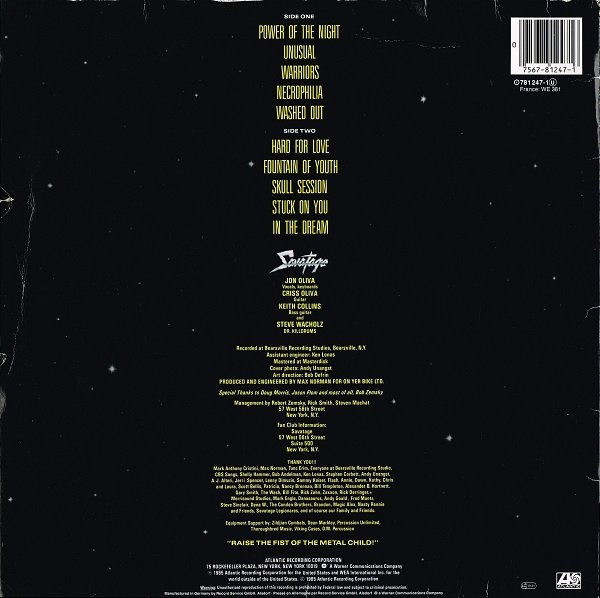 Savatage - Power Of The Night | Atlantic (781 247-1) - 2