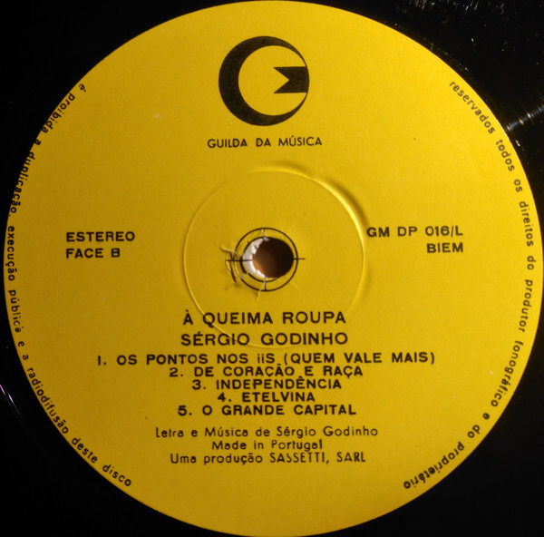 Sérgio Godinho - À Queima Roupa | Guilda Da Música (DP 016) - 4 Sérgio Godinho - À Queima Roupa | Guilda Da Música (DP 016) - 4