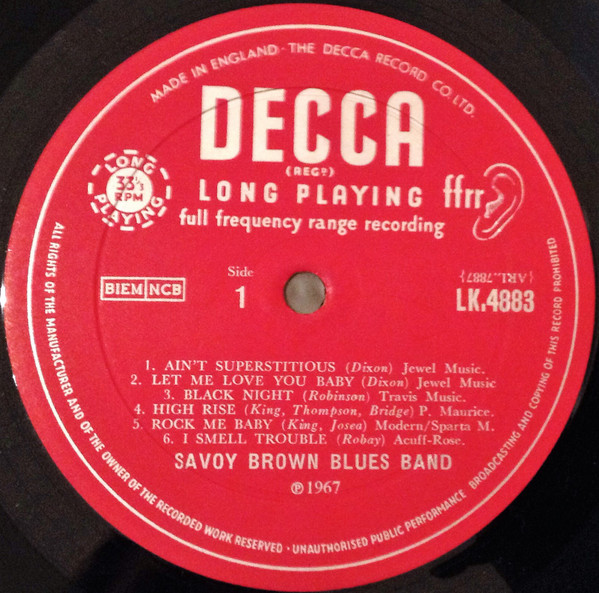 Savoy Brown - Shake Down | Decca (LK 4883) - 3 Savoy Brown - Shake Down | Decca (LK 4883) - 3