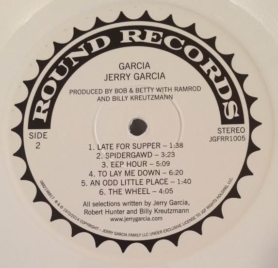 Jerry Garcia - Garcia LP | Round Records (JGFRR1005) - 4 Jerry Garcia - Garcia LP | Round Records (JGFRR1005) - 4