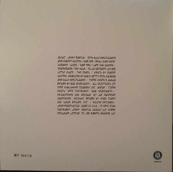 Jerry Garcia - Garcia LP | Round Records (JGFRR1005) - 2 Jerry Garcia - Garcia LP | Round Records (JGFRR1005) - 2