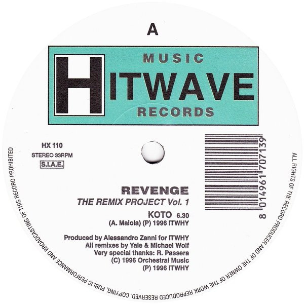 Revenge - The Remix Project Vol. 1 | Hitwave Music (HX 110) - 3