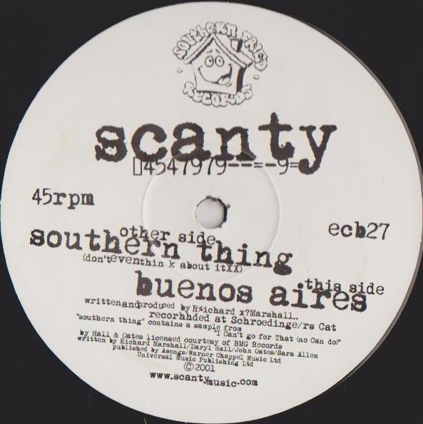Scanty - Southern Thing | Southern Fried Records (ECB27)