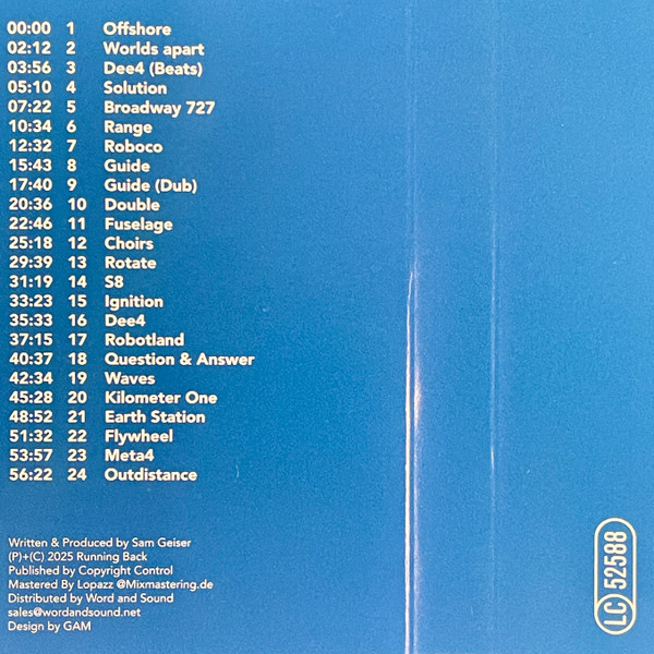 Deetron - Running Back Mastermix: Deetron Vol. 1 | Running Back (RBDEETD) - 4 Deetron - Running Back Mastermix: Deetron Vol. 1 | Running Back (RBDEETD) - 4