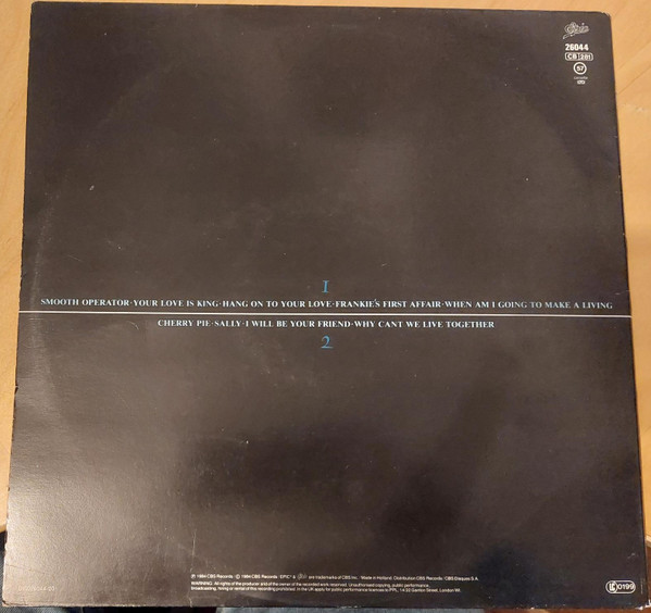 Sade - Diamond Life | Epic (EPC 26044) - 2