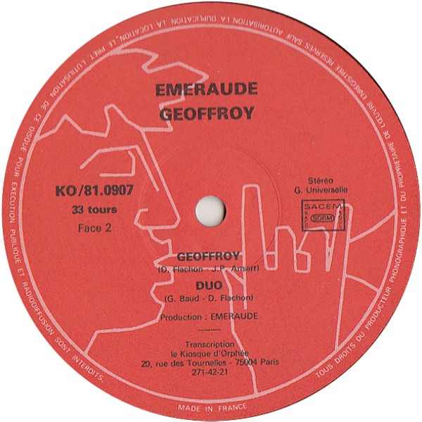Emeraude - Geoffroy | Le Kiosque d'Orphée (KO 810907) - 4 Emeraude - Geoffroy | Le Kiosque d'Orphée (KO 810907) - 4