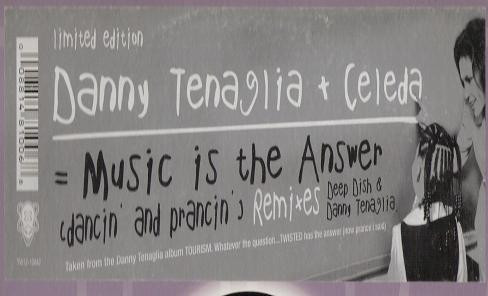 Danny Tenaglia + Celeda - Music Is The Answer (Dancin' And Prancin') Remixes | Twisted United Kingdom (TW12-10042)