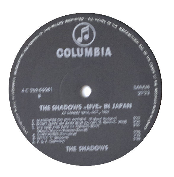 The Shadows - "Live" In Japan At Sankei Hall, Oct. 1969 | Columbia (4 C052-05081) - 4 The Shadows - "Live" In Japan At Sankei Hall, Oct. 1969 | Columbia (4 C052-05081) - 4