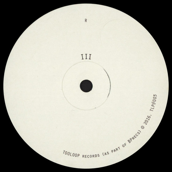 David Nicolas / Sebastian Werle - Tooloop III | Tooloop Records (TLP003) - 2