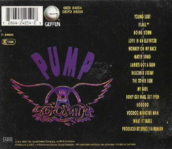 Aerosmith - Pump | Geffen Records (GED 24254) - 2
