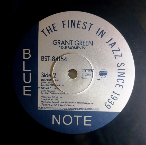 Grant Green - Idle Moments | Blue Note (BST 84154) - 4