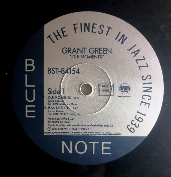 Grant Green - Idle Moments | Blue Note (BST 84154) - 3