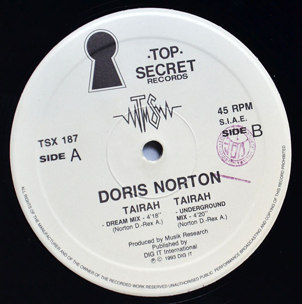 Doris Norton - Tairah | Top Secret Records (TSX 187) - 3