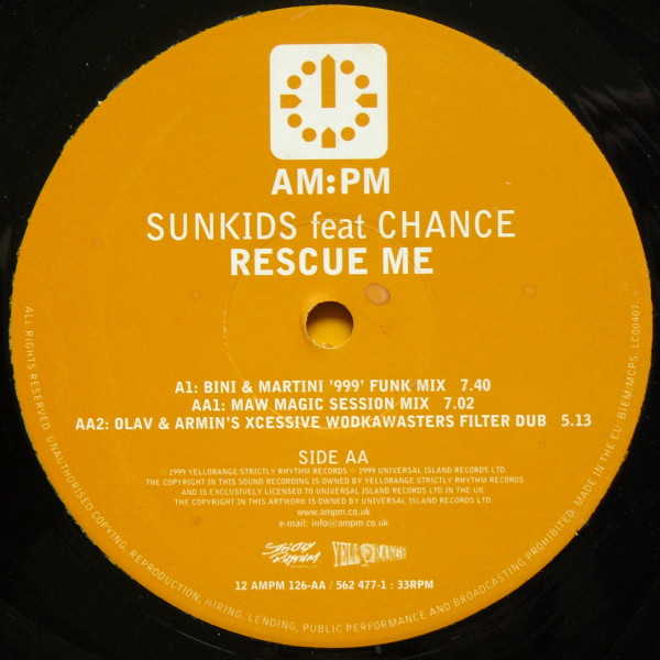 Sunkids Feat Chance - Rescue Me | AM:PM (12 AMPM 126) - 3
