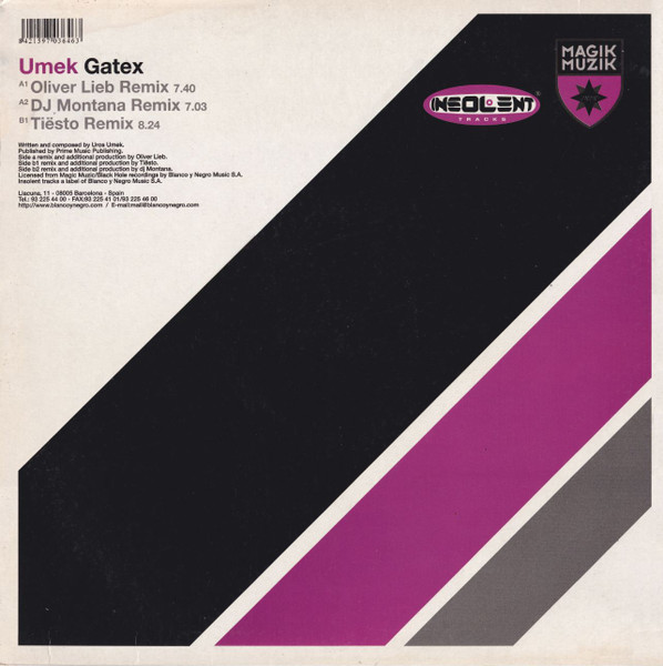 Umek - Gatex | Insolent Tracks (INSMX 271) - 2