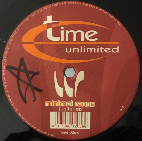 Minimal Range - Jupiter EP | Time Unlimited (TIME 036-6) - 2