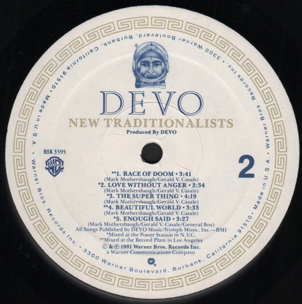 Devo - New Traditionalists | Warner Bros. Records (BSK 3595) - 4 Devo - New Traditionalists | Warner Bros. Records (BSK 3595) - 4