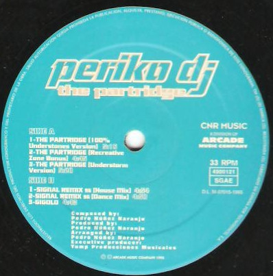 Periko DJ - The Partridge | CNR Music (4900121)