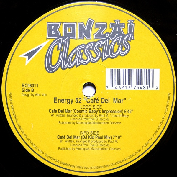 Energy 52 - Café Del Mar | Bonzai Classics (BC96011)