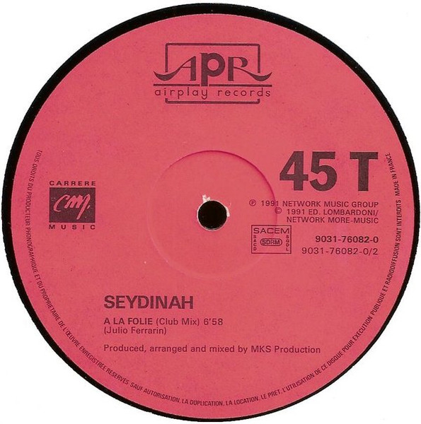 Seydinah - À La Folie | Airplay Records (9031-76082-0) - 3 Seydinah - À La Folie | Airplay Records (9031-76082-0) - 3