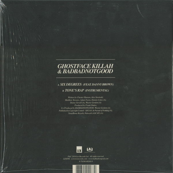 Ghostface Killah & BadBadNotGood - Six Degrees | Lex Records (LEX098) - 2
