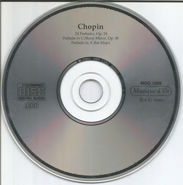 Frédéric Chopin - 24 Preludes, Op. 28 - Prelude In C-Sharp Minor, Op.45 / Prelude In  A-Flat Major | Musique d'Or (MDO 1009) - 3