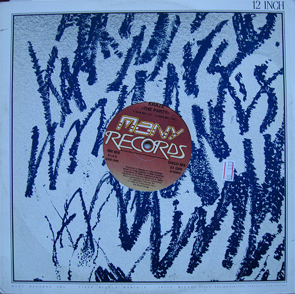 Kraze - The Party | Many Records (MN 602) - main