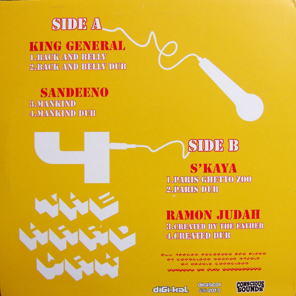 King General / Sandeeno / S'Kaya / Ramon Judah - 4 The Hard Way | Digi-kal (DIGISC01) - 2 King General / Sandeeno / S'Kaya / Ramon Judah - 4 The Hard Way | Digi-kal (DIGISC01) - 2
