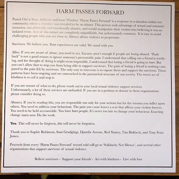 Punch On! - Harm Passes Forward | i.corrupt Records (ICR068) - 4 Punch On! - Harm Passes Forward | i.corrupt Records (ICR068) - 4