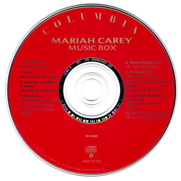 Mariah Carey - Music Box | Columbia (CK 53205) - 3 Mariah Carey - Music Box | Columbia (CK 53205) - 3