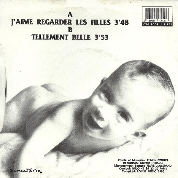 Patrick Coutin - J'aime Regarder Les Filles | Danceteria (CNJ7001) - 2